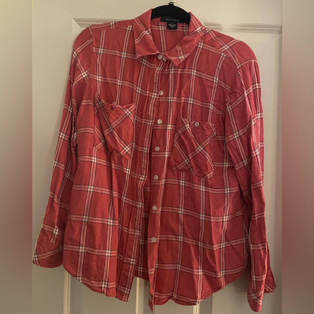 Long sleeve button down blouse